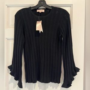 Philosophy Belled sleeve knit top -